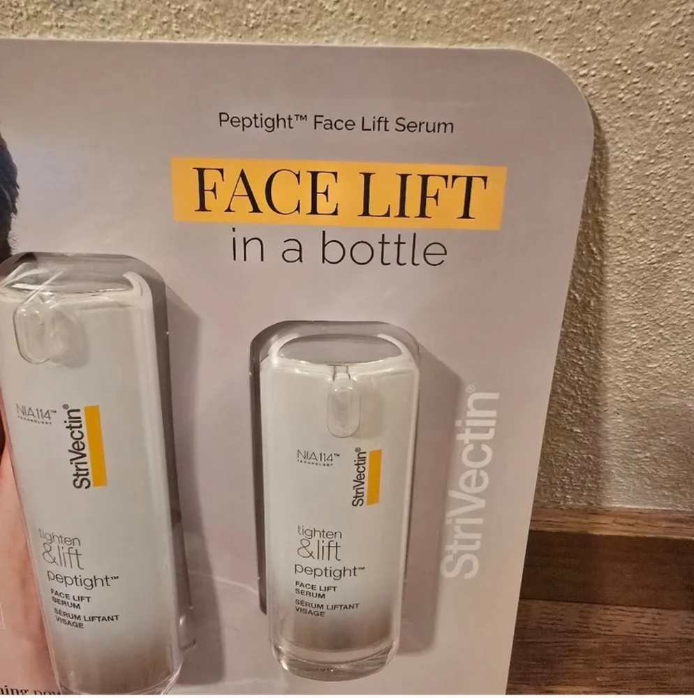 Strivectin 1 oz and 0.5 oz Tighten & Lift Peptight Face Lift Serums New & Sealed